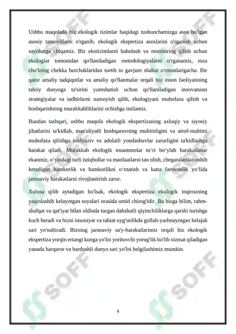 Ekologik Ekspertiza 4