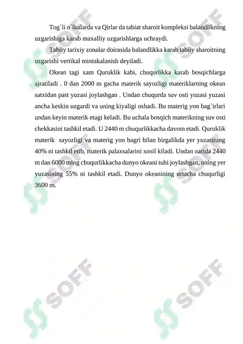 Umumiy sayyoraviy relef shakllarining joylashishi 4