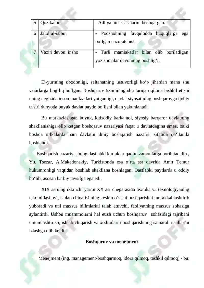 O`rta osiyoda menejmentning nazariy asoslari va tamoyillari 4