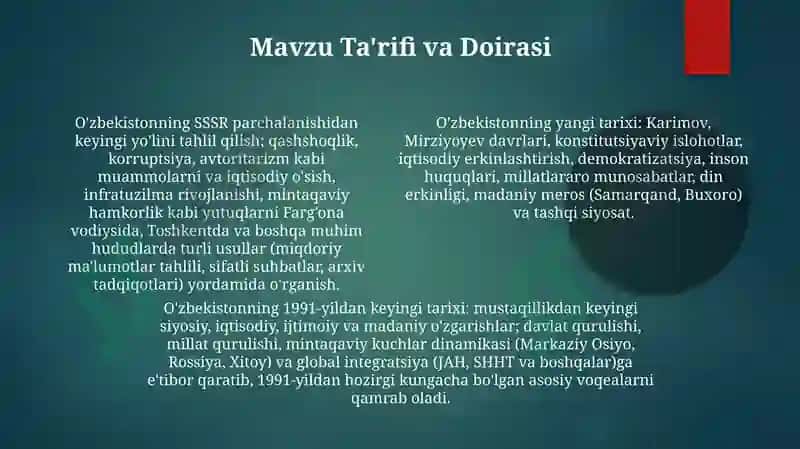 O'zbekistonning eng yangi tarixi 4