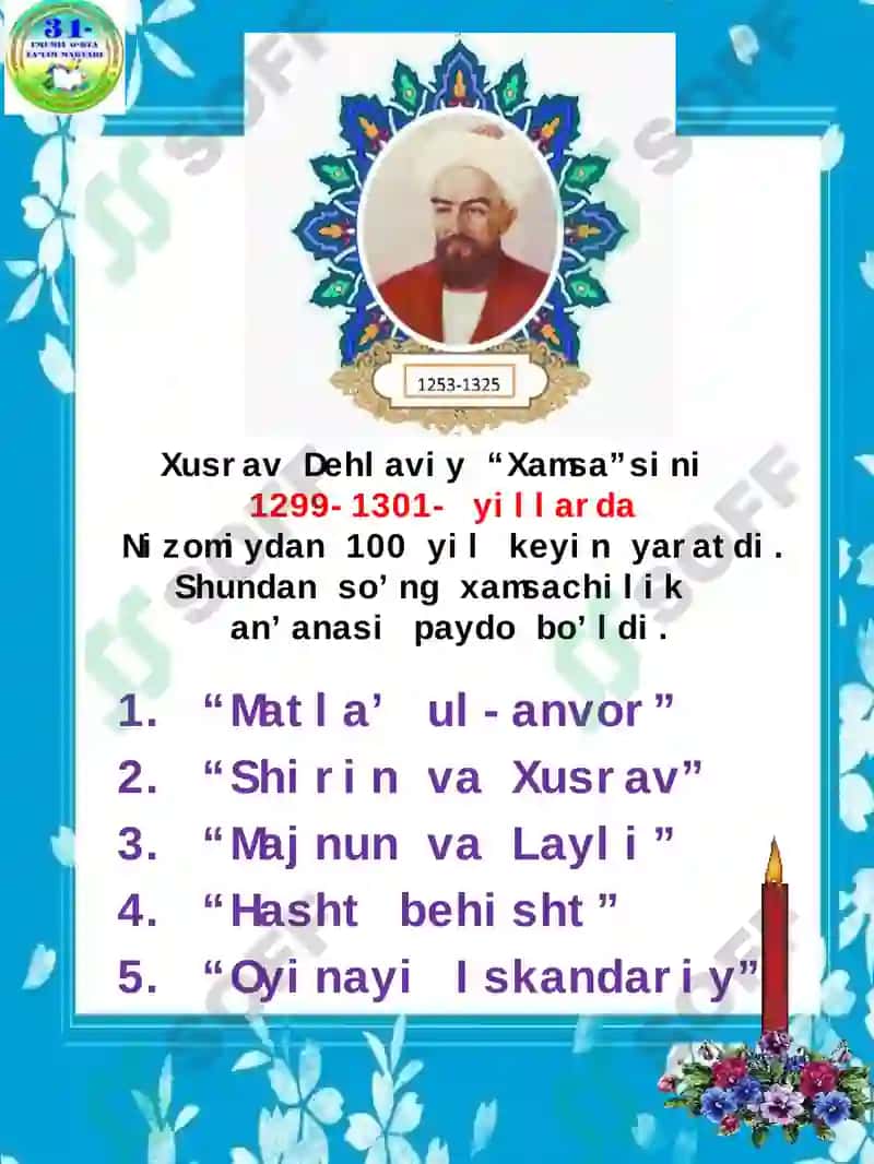 Xamsachilik tarixi 4