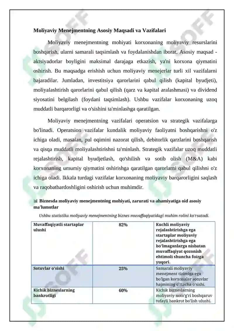 Moliyaviy menejmentning mohiyati va zarurati 4