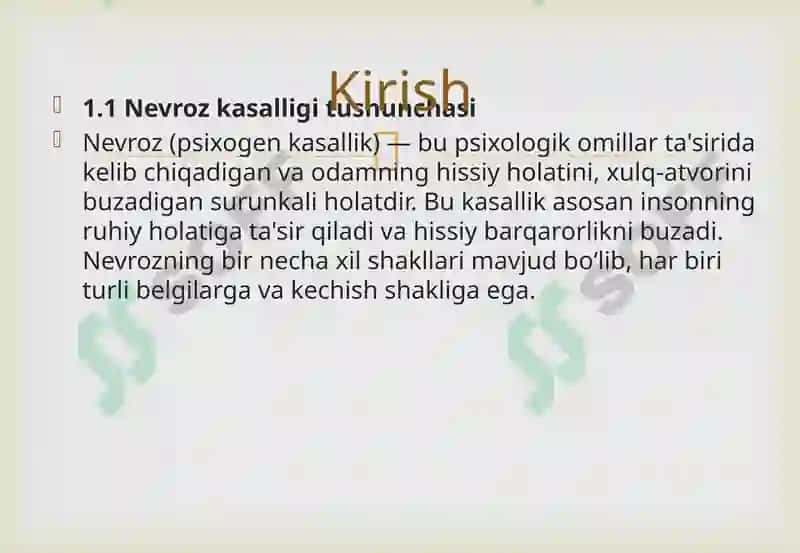 Nevrozkasalligining kelib chiqish sabablari va asoratlari 4