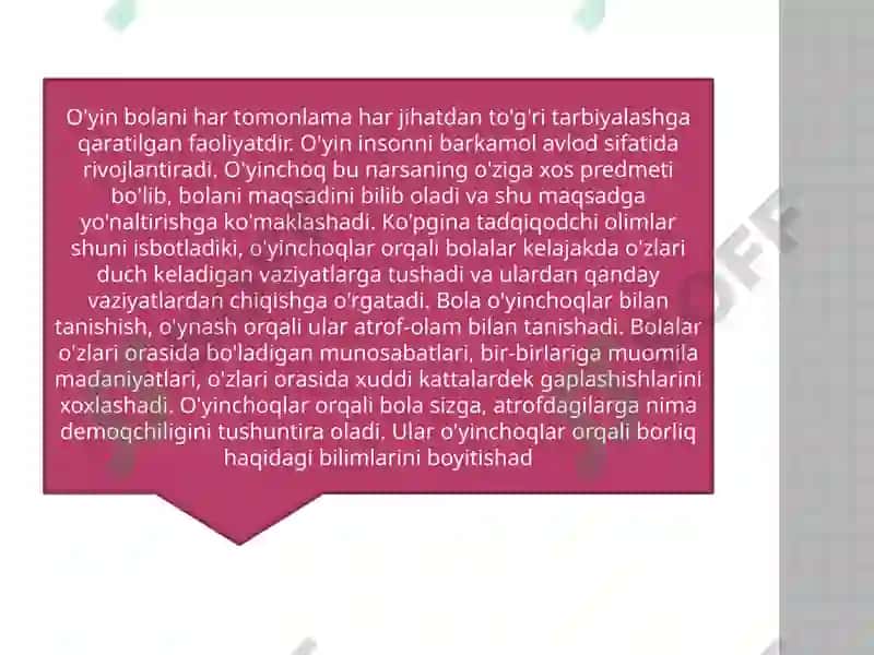 Nutq apparati harakatini rivojlantirishga oid o'yinlar 4