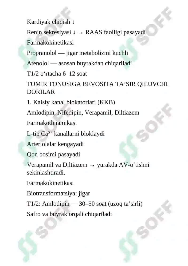 GIPERTENZIYAGA QARSHI DORI VOSITALARI 4