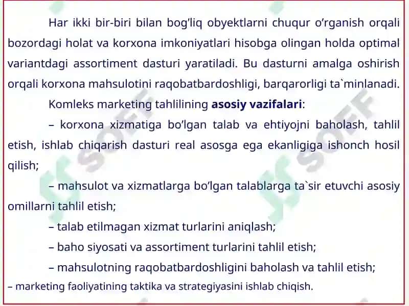 Mahsulot ishlab chiqarish maromiyligi tahlili 4