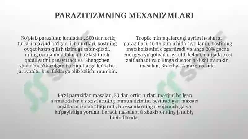 Parazit va Yirtqich Hashamatlar 4