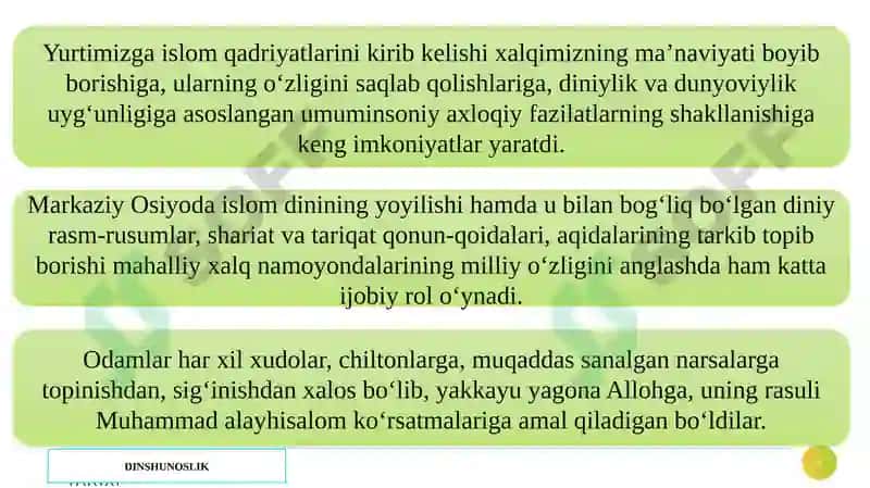 Islom qadriyatlari va ma’rifati 4