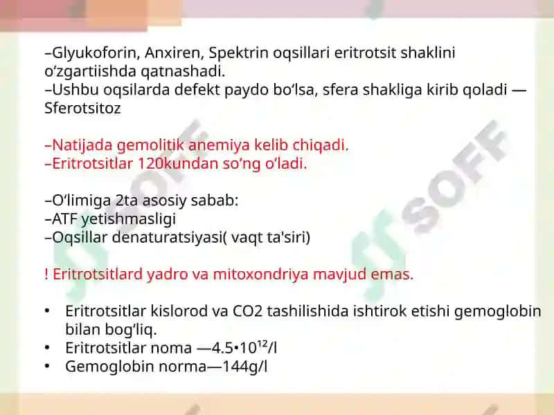 Qo`zg`aluvchan to`qimalarda bioeletrik hodisalar. Eritrotsitlar fiziologiyasi. Gemoglobin. (Laboratoriya mashg`uloti) 4