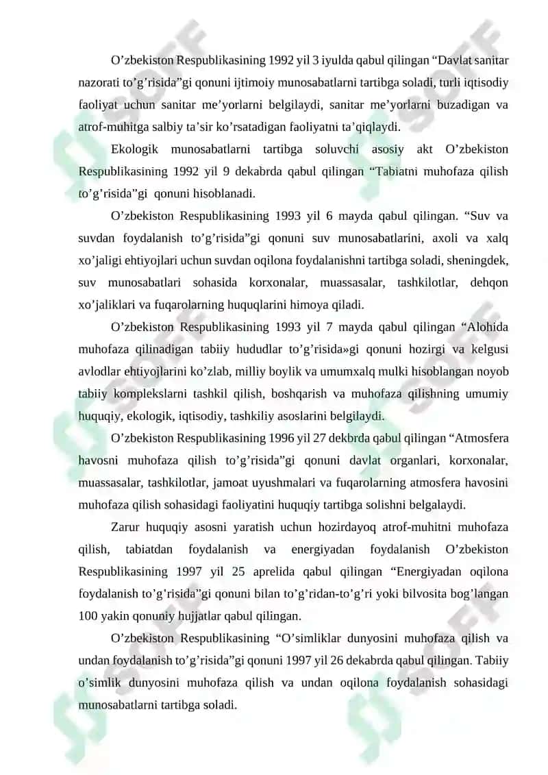Atrof tabiiy muhiting ifloslanishi oqibatlarini bartaraf qilish choralari 4