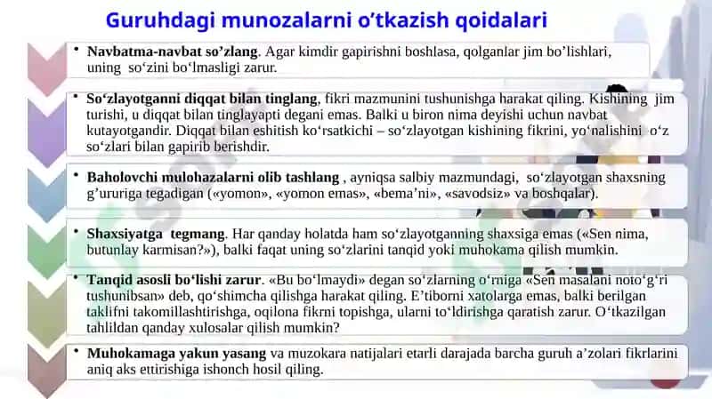 BIRINCHIKURS MAKTABI TRENINGI 4