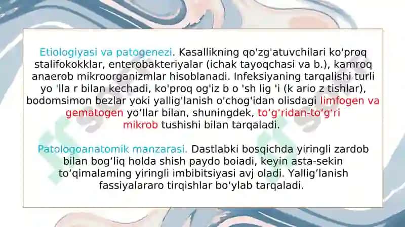 Boyinning chuqur Flegmonalari 4