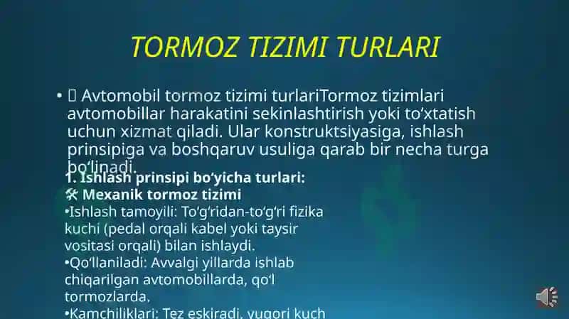 Avtomabil tormoz tizimlarini modernizatsiya qilish va hafsizlikni oshirish 4