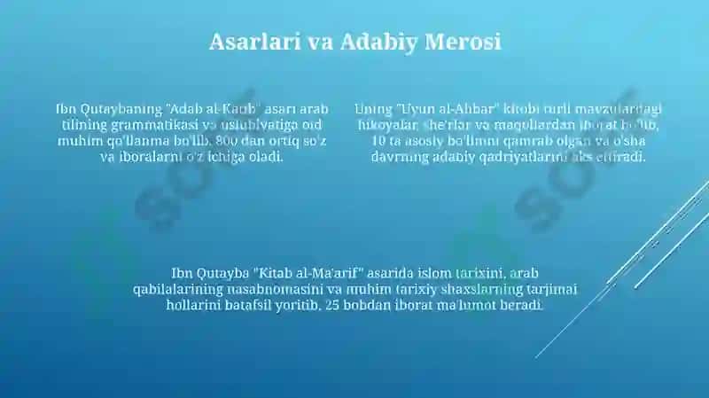 Ibn Muslim Qutaybahaqidamalumotlar 4