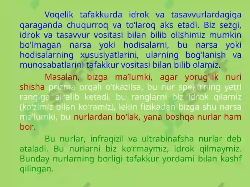 Tafakkur Haqida Umumiy Tushuncha 4