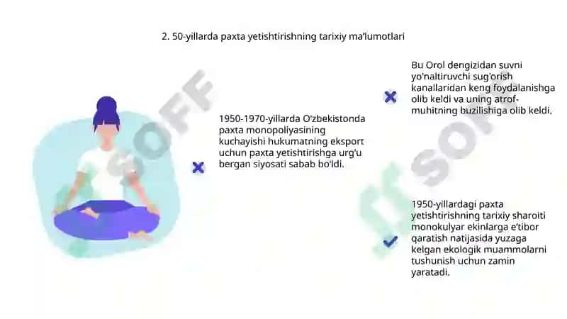 Paxta yakkahokimligining kuchayishi va ekologik muammolarning kelib chiqishi 4