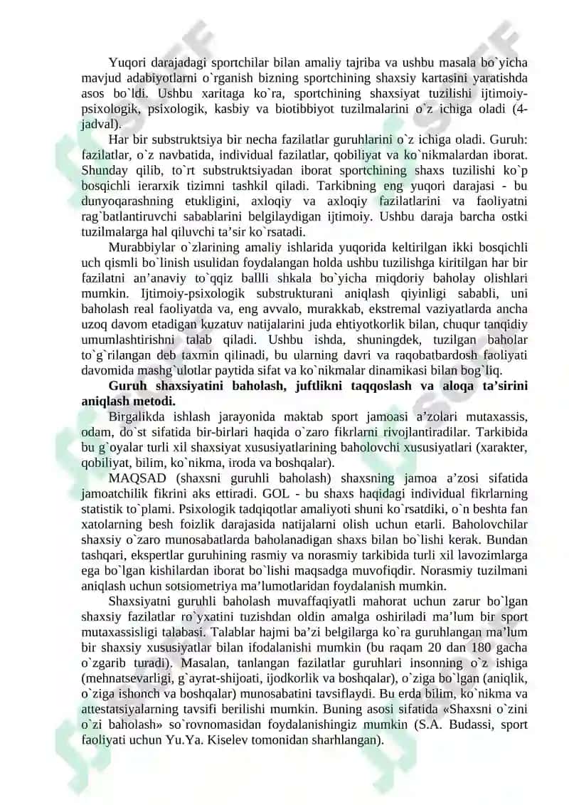 Sport psixologining faoliyatida diagnostika 4