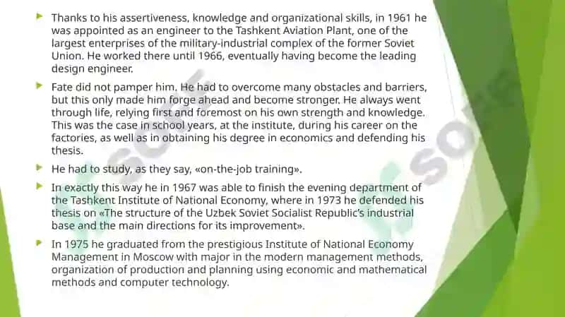 Islam Karimov Biography 4