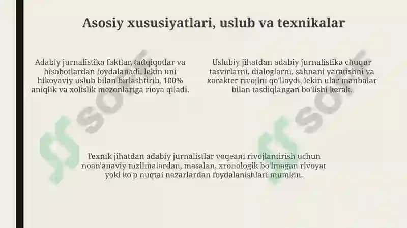 Adabiy jurnalistika janrlarining tarixi va rivojlanishi 4
