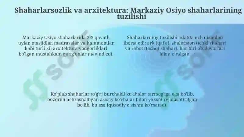 O‘rta Osiyoning ilk o‘rta asrlar shaharlari 4