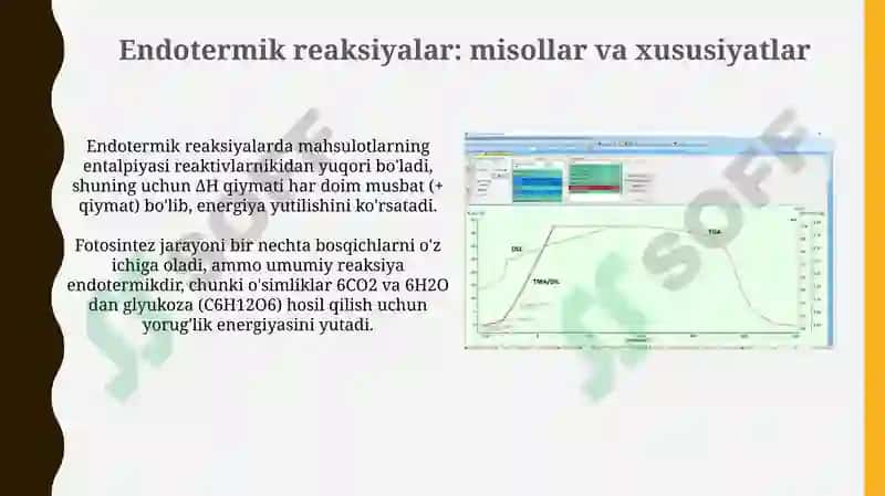 Endotermik va ekzotermik effektlar 4