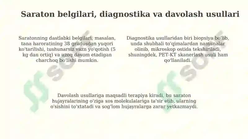 Saraton kasaligi 4