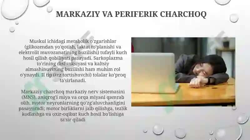 Charchoqlik va sog'lik 4
