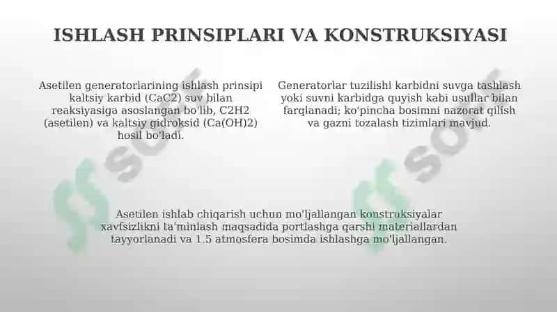 Atsetilen generatorlari 4