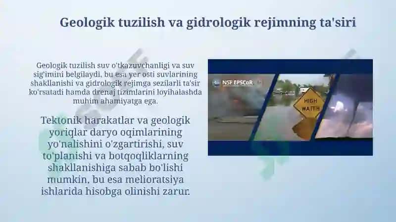 Melioratsiyaning tabiiy geografik asoslari 4