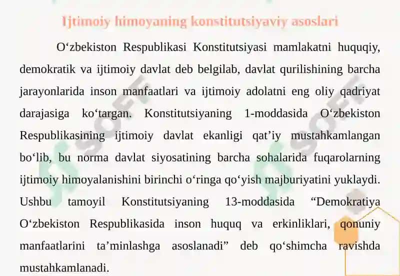 Ijtimoiy himoyaning konstitutsiyavi yasoslari 4
