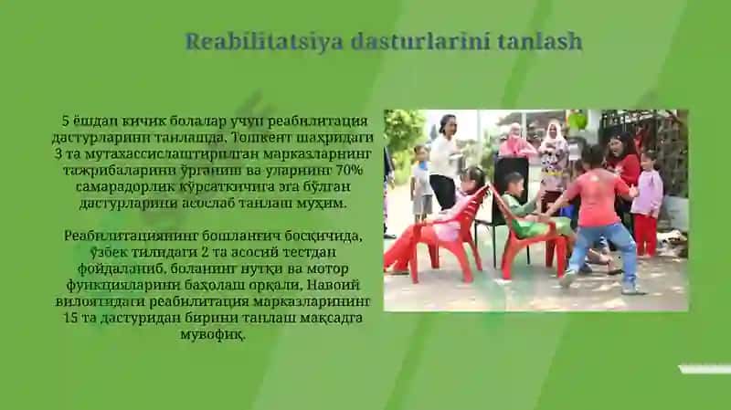 Ilk yoshdagi bolalarning reabilitatsiyasi 4