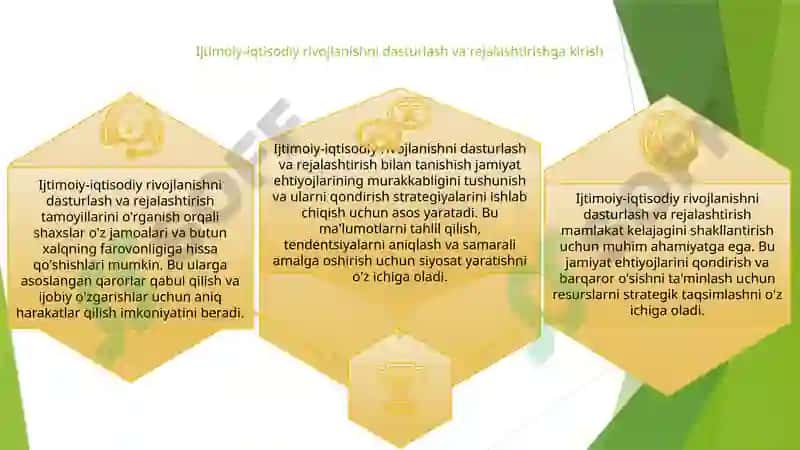 Davlatning iqtisodiy rivojlanishni dasturlash prognozlashtirish va rejalashtirish siyosati 4