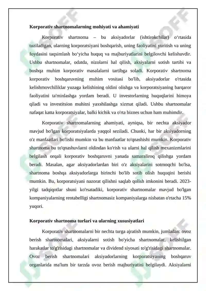 Korporativ shartnomalar 4
