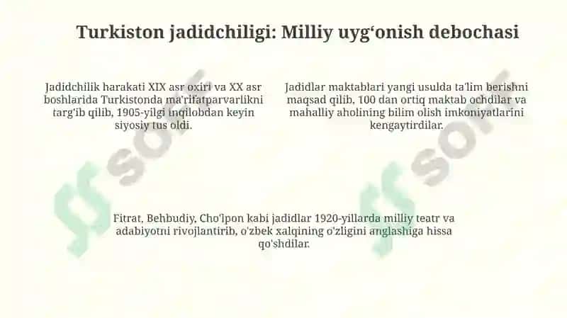 Ozbekiston mustaqillik goyalari tarixiy asoslari va shu yoldagi jarayonlar 4