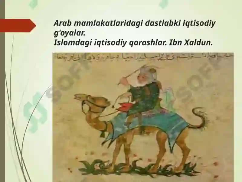 Feodal jamiyati va uning yemirilishi davridagi iqtisodiy qarashlar 4