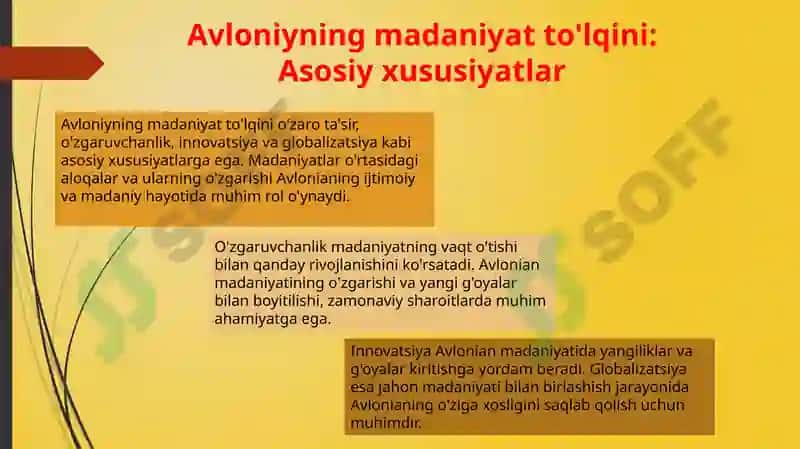 Avloniyning "Madaniyat to'lqini" maqolasi hamda E. Tofflerning "Uchinchi to'lqin" asarini qiyosiy tahlil etish 4