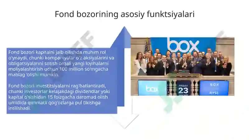 Fond bozorining milliy iqtisodiyotda tutgan o’rni aksiya ablikatsiyalarning ahamiyati 4