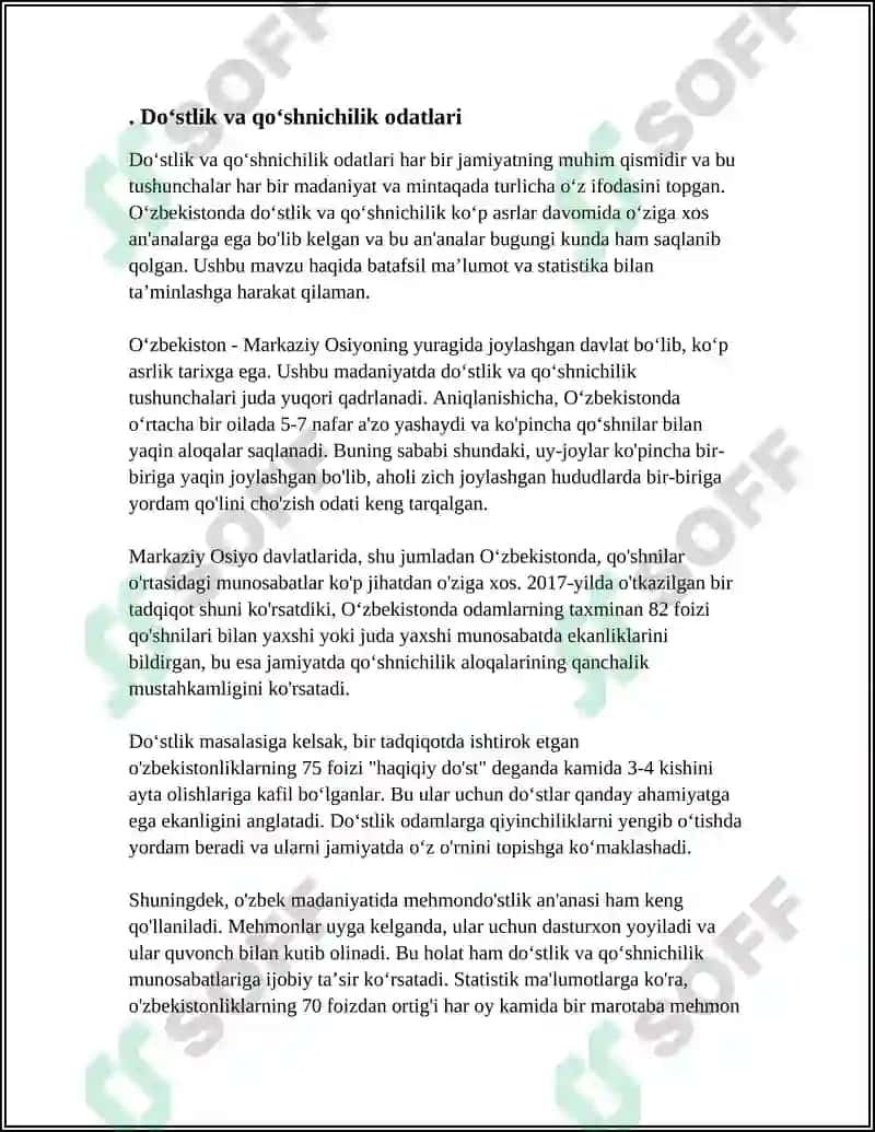 O‘ZBEK URF ODATLARI MAROSIMLARI ANʼANALARI VA ULARNING MOHIYATI MAVZUSIDA GLOSSARIY TUZISH 4