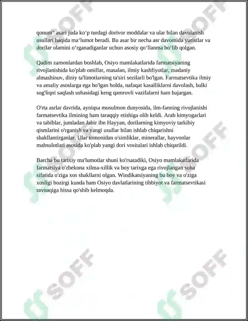 OSIYO MAMLAKATLARIDA FARMATSIYANING RIVOJLANISHI 4