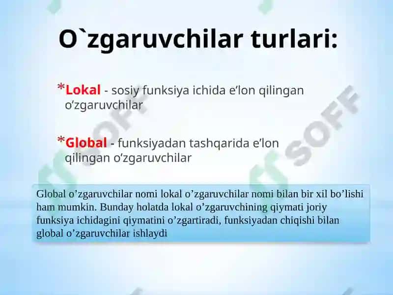 Dasturlashga kirish 4