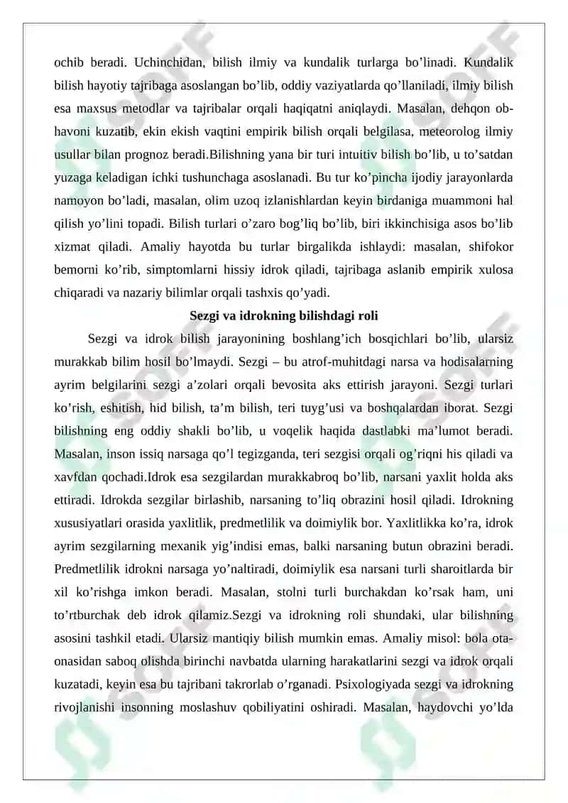 Murakkab bilish jarayoni 4