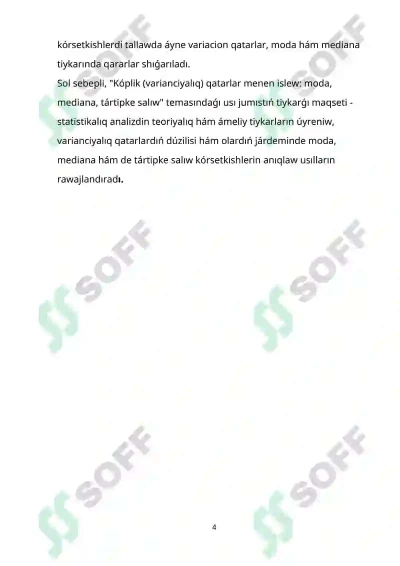 Psixologiyaliq magliwmatlardi qayta islew metodlari ham texnologiyalari 4