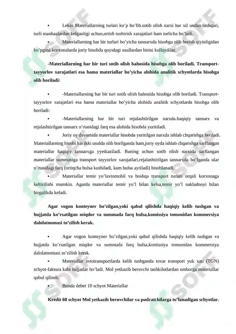 Asosiy xo’jalik jarayonlari hisobi 4
