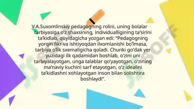 Maktabgacha ta’limni rivojlantirish 4