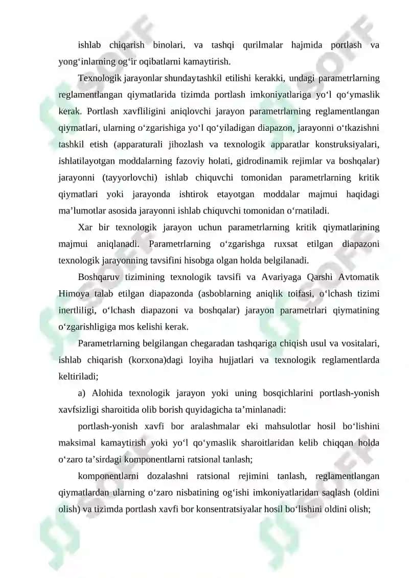 Portlash xavfi hosil bo’lgan miqdorni kamaytirish choralari 4