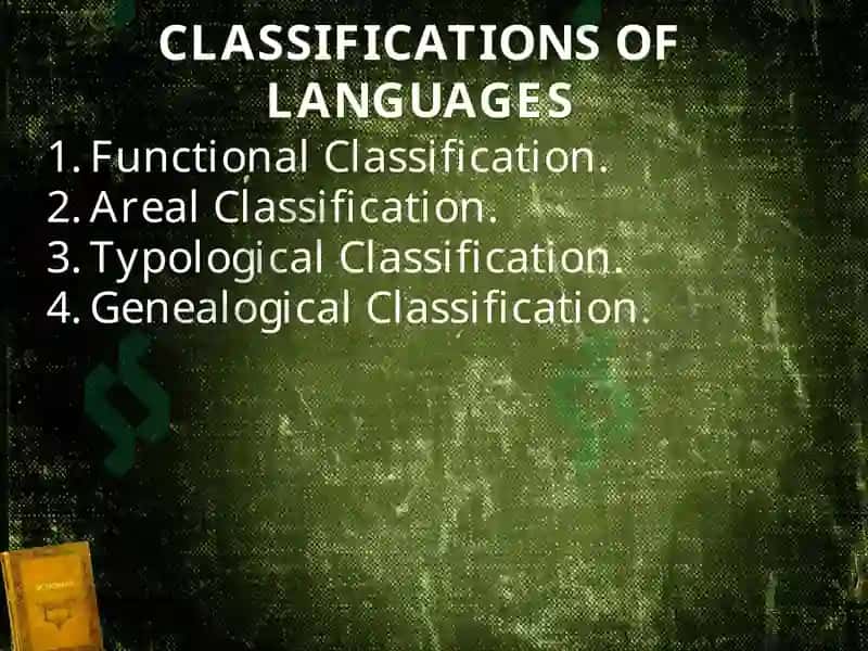Classification of Languages 4