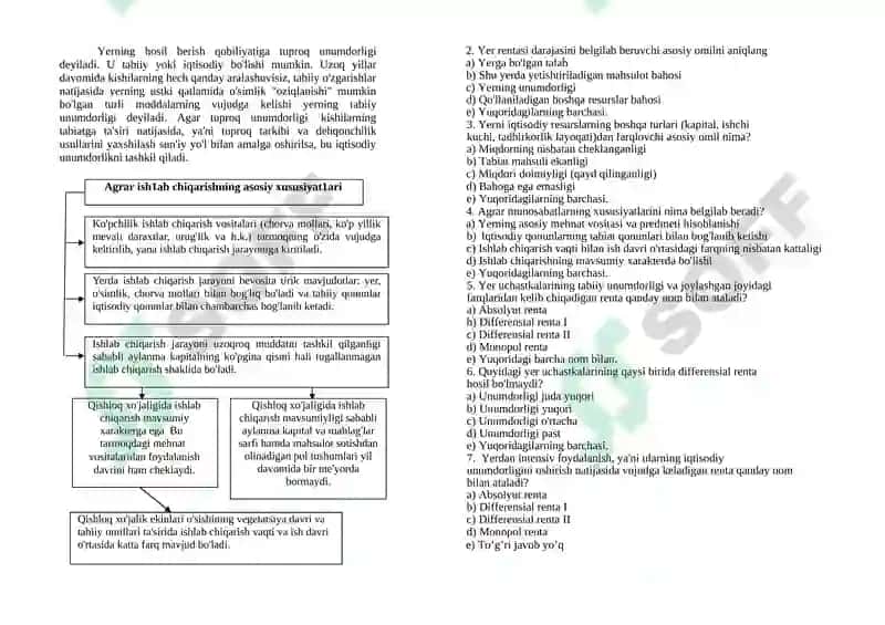 Agrar Munosabatlar va Agrobiznes 4