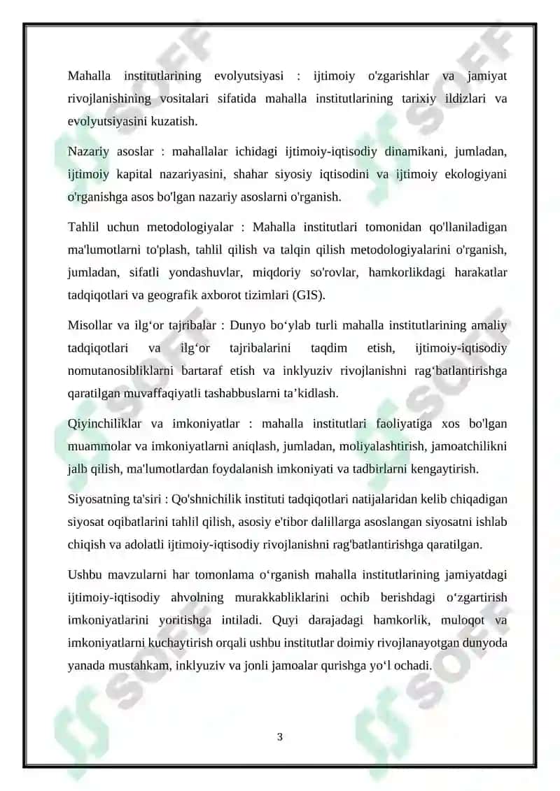 Mahalla institutlarini jamiyatning ijtimoiy iqtisodiy xolati 4