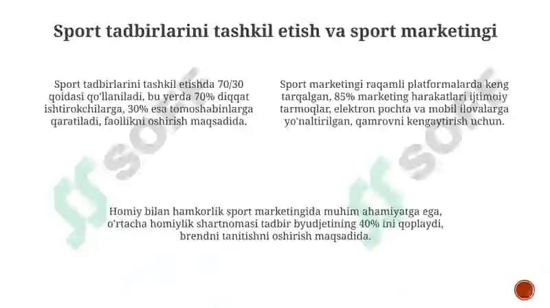 Sportda Tadbirkorlik Faoliyati 4