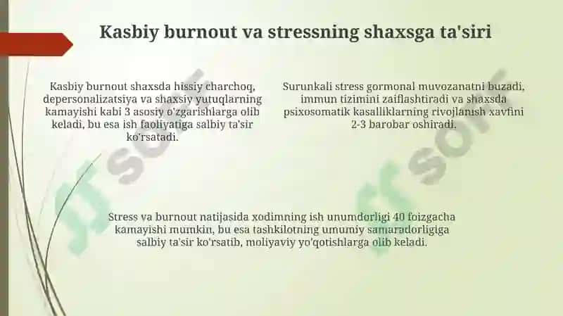 Kasbiy psixologiyada shaxs va jamiyat muammolari 4